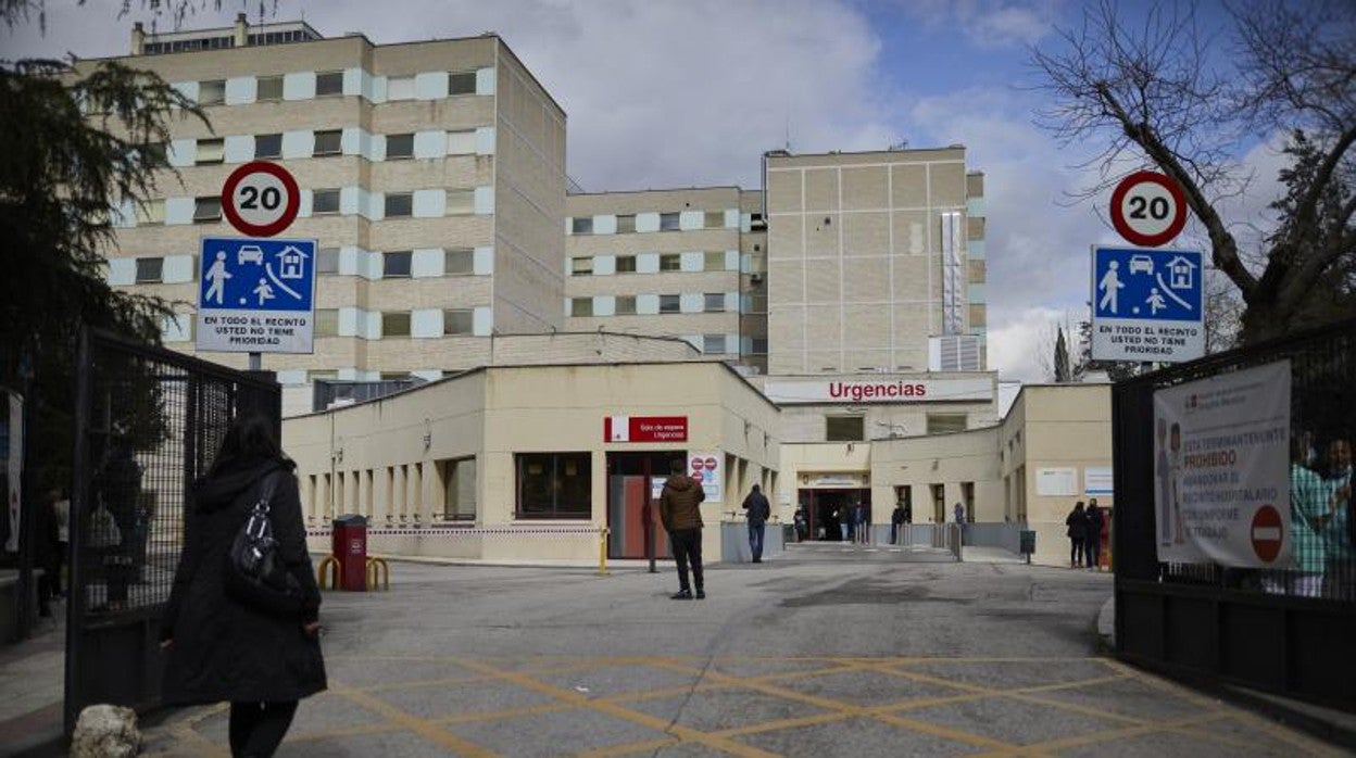 Vista exterior de las Urgencias del hospital Gregorio Marañón