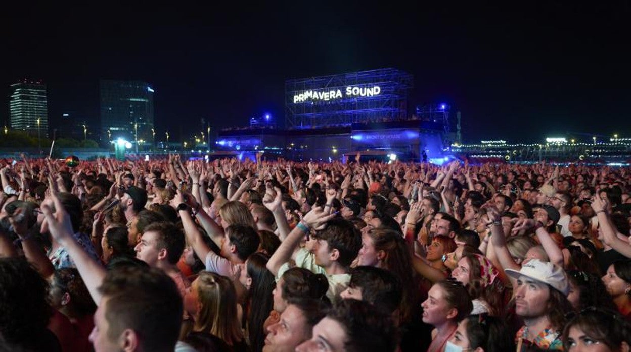 Público, durante uno de los conciertos del último Primavera Sound