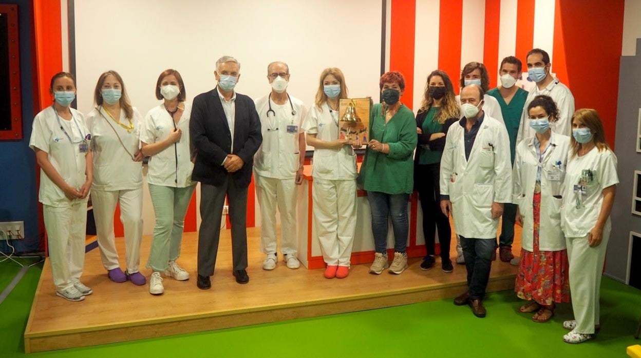 Presentación de la Campana de los sueños en el Hospital Clínico de Valladolid