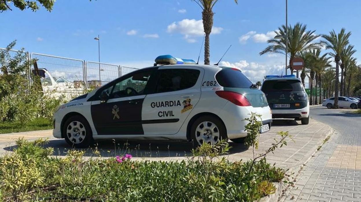 Imagen de recurso de un coche patrulla de la Guardia Civil