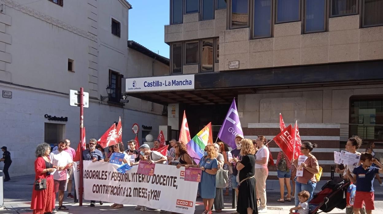 Algunos de los asistentes a la concentración en Guadalajara