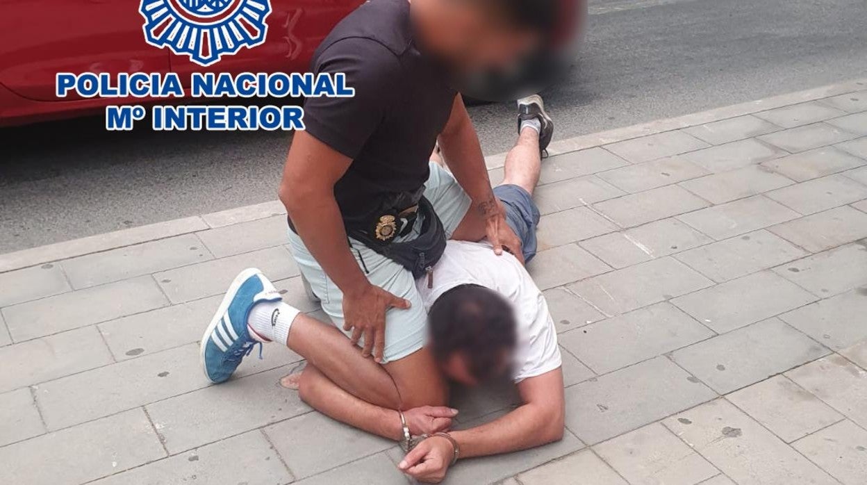 Detención del hombre que quemó la casa