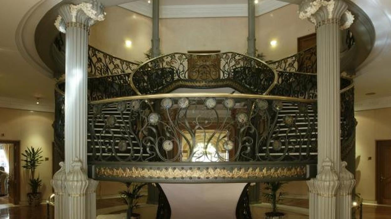 Interior del palacio de Longoria, sede de la SGAE