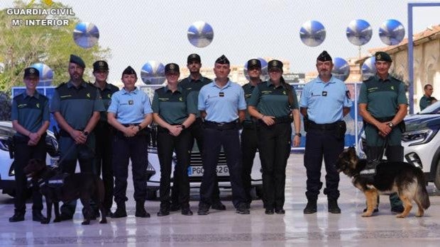 La Guardia Civil de Alicante se refuerza con la Gendarmería Francesa para el verano