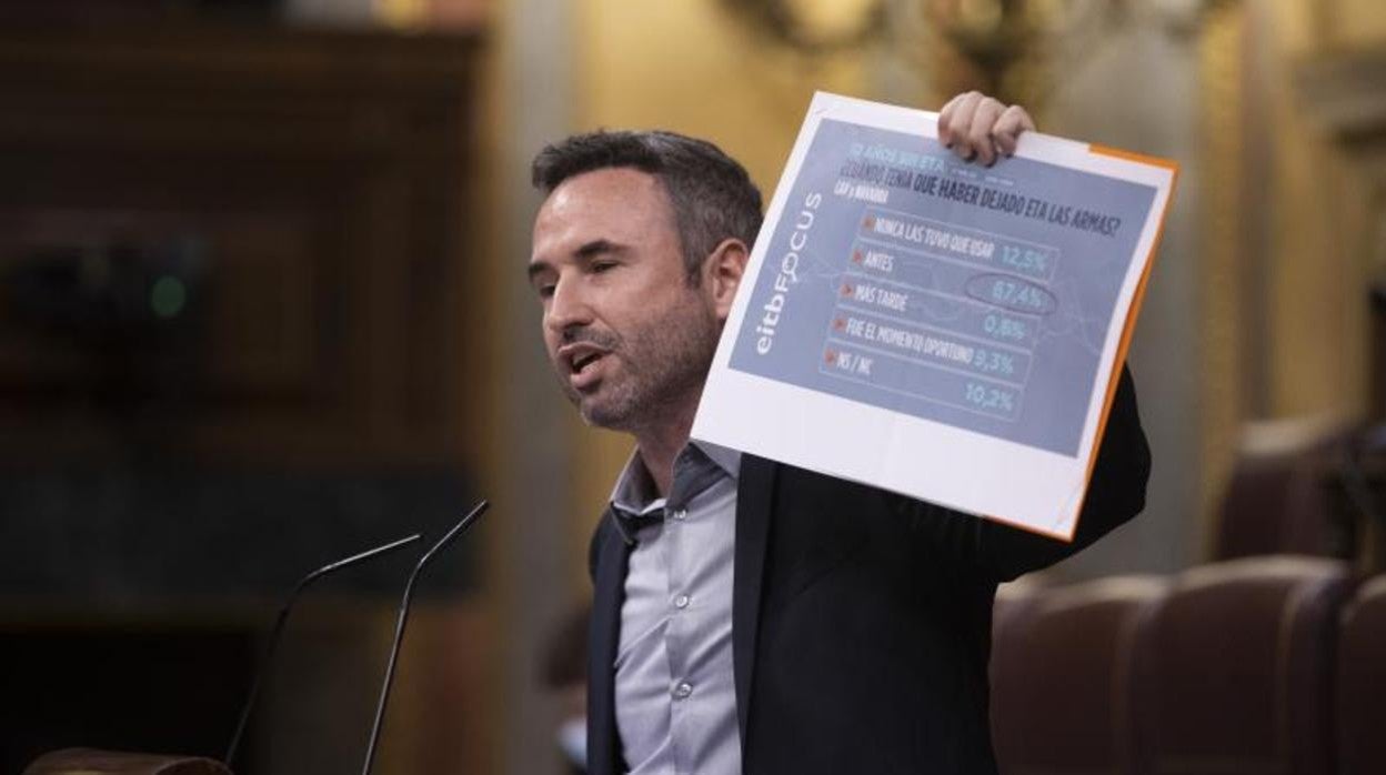 Imagen de archivo de Guillermo Díaz, Ciudadanos, en el Congreso de los Diputados