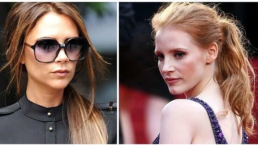 Victoria Beckham y Jessica Chastain