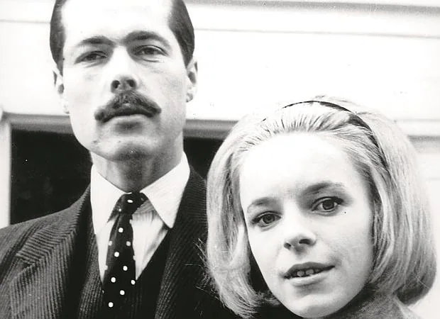 Lord y Lady Lucan en los años 70, cuando todavía estaban casados