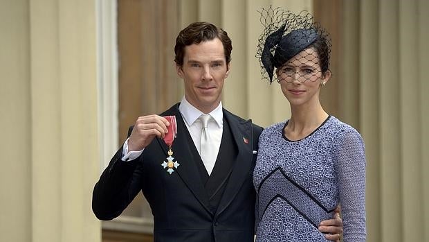 Benedict Cumberbatch y su esposa Sophie Hunter