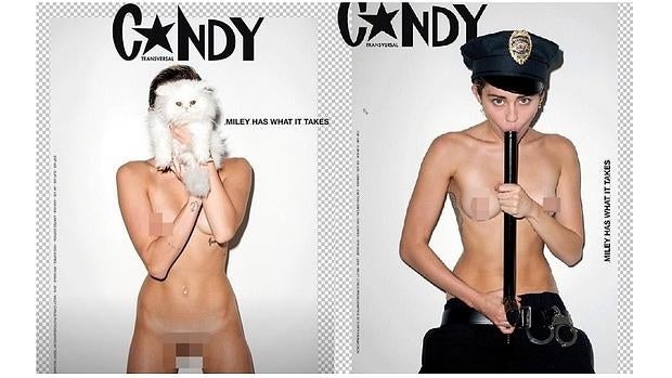 Portada de la revista «Candy» que protagoniza la cantante