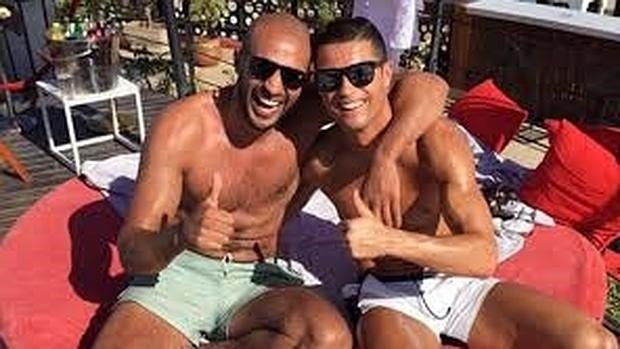 Cristiano Ronaldo y su amigo Badr Hari