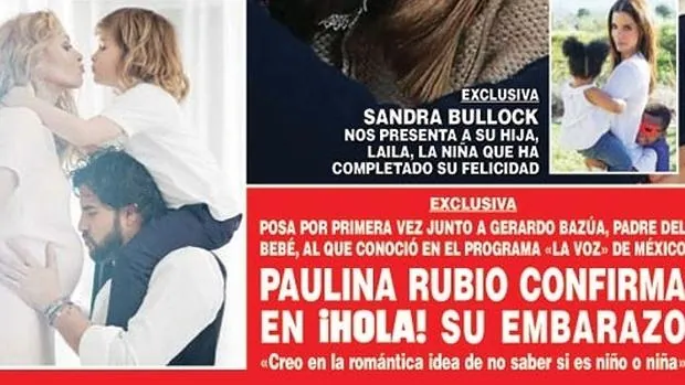 Paulina Rubio confirma su segundo embarazo