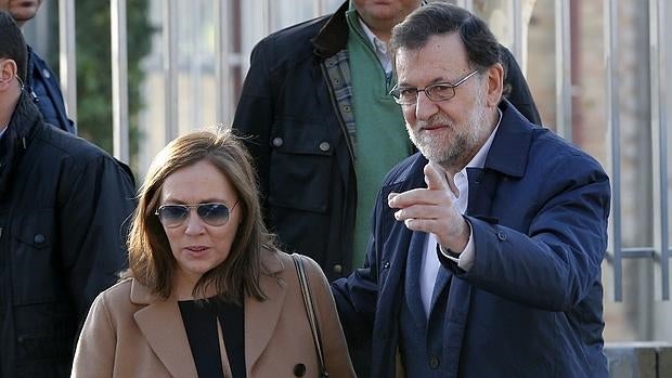 Mariano Rajoy y Elvira Fernández el pasado 20 de diciembre