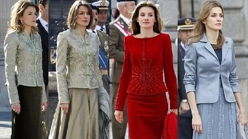 La Reina apuesta por un look en «blanco y negro» para la Pascua Militar