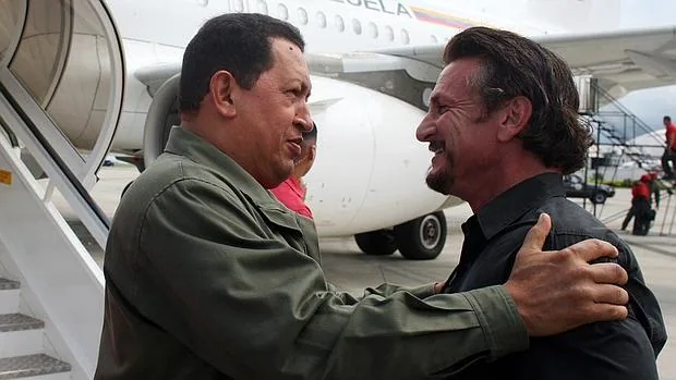 Con el desaparecido presidente venezolano Hugo Chávez en 2008