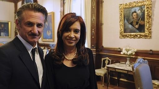 Con la expresidenta de Argentina, en la Casa Rosada (Buenos Aires), en febrero de 2012