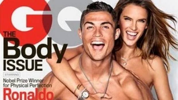 Cristiano Ronaldo y Alessandra Ambrosio en la portada de la revsita