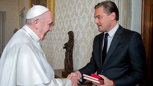 El Papa Franciso y Leo DiCaprio