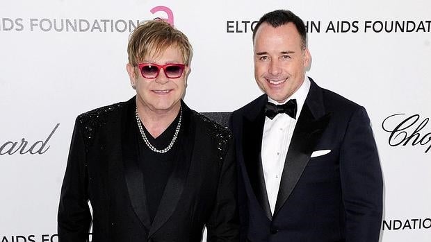 Elton John y su marido, David Furnish