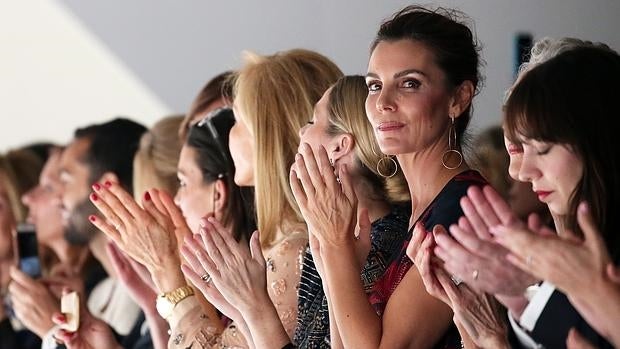 Mar Flores en el «front row» del desfile de Naeem Khan