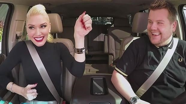 Gwen Stefanie y James Corden