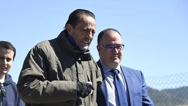 Julián Muñoz, a la salida de la cárcel el pasado 1 de abril