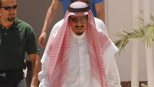 El Rey Salman, cuando aún era Príncipe, en Marbella en 2010