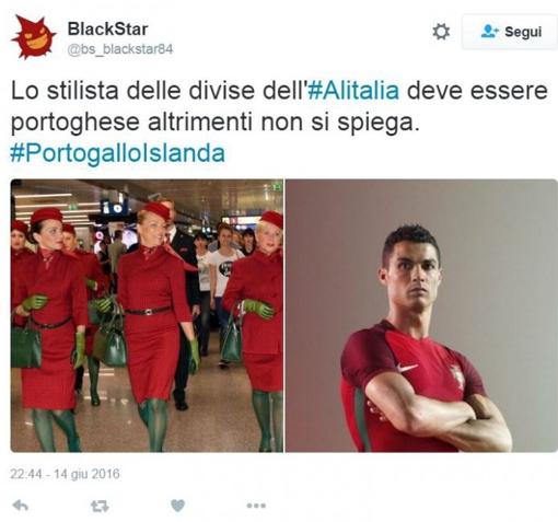 Cristiano Ronaldo, «fichado» por Alitalia