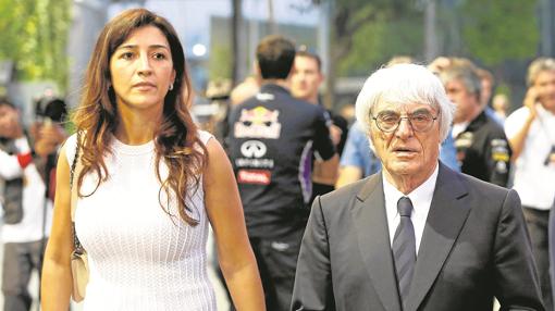 Ecclestone y Fabiana Flosi se conocieron en 2009. Es la tercera mujer del magnate