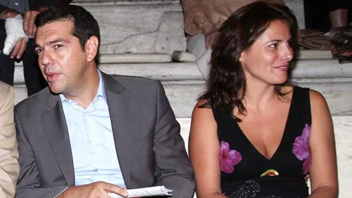 Alexis Tsipras y su pareja, Betty Batziana