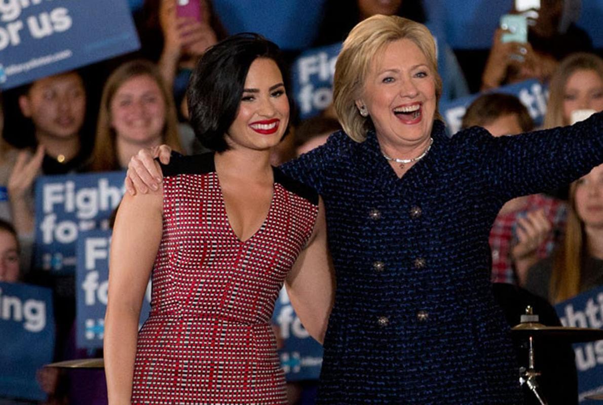 Famosos que apoyan a Hillary Clinton