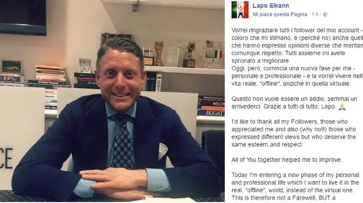 Lapo Elkann se despide