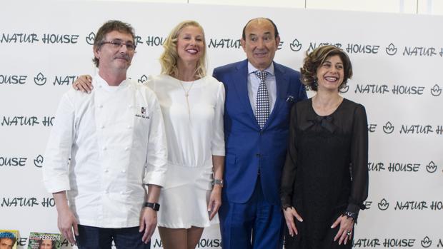 Andoni Aduriz, Anne Igartiburu, Félix Revuelta y Azucena González