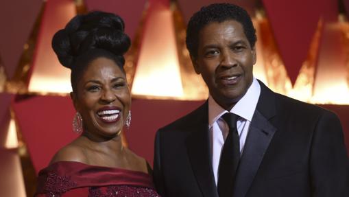 Pauletta y Denzel Washington