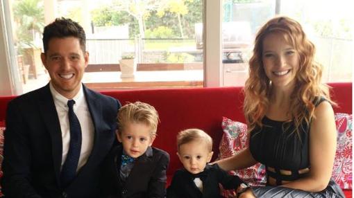 La familia Bublé al completo