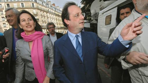 Ségolène Royal y François Hollande en 2007