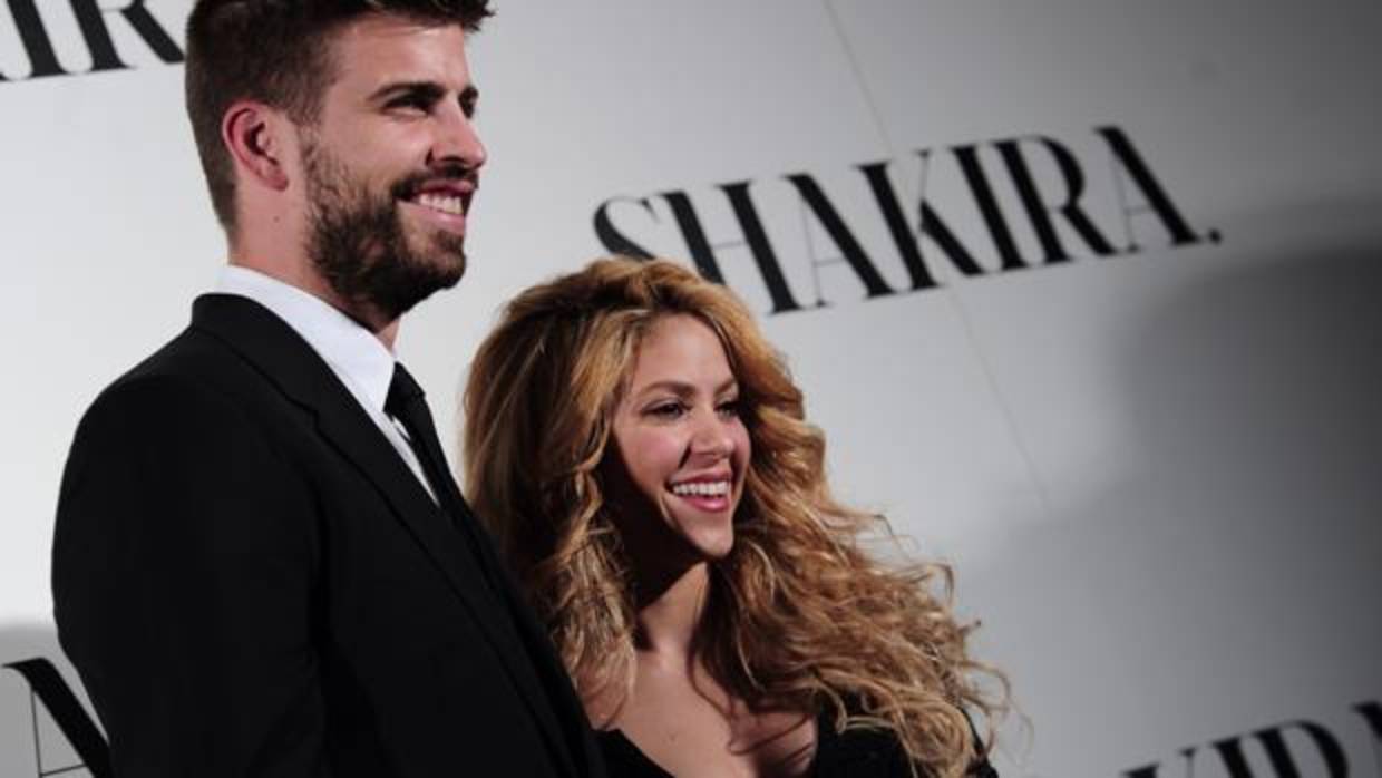 Shakira en la presentación de un disco que llevó su nombre junto con Piqué