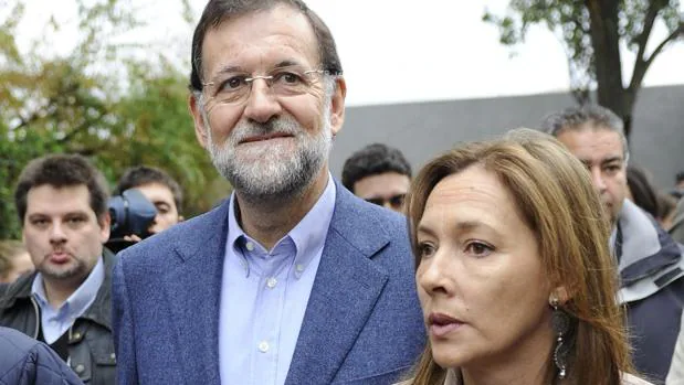 Mariano Rajoy y su mujer, Elvira Fernández