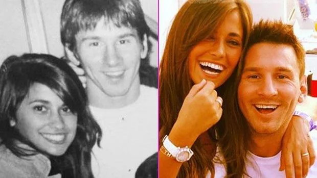El antes y el después de Leo Messi y su futura mujer