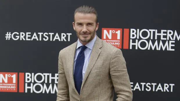 David Beckham durante el evento