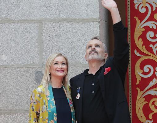 Miguel Bosé y Cristina Cifuentes