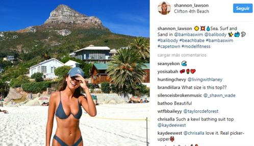 Shannon Lawson muestra su nueva adquisición