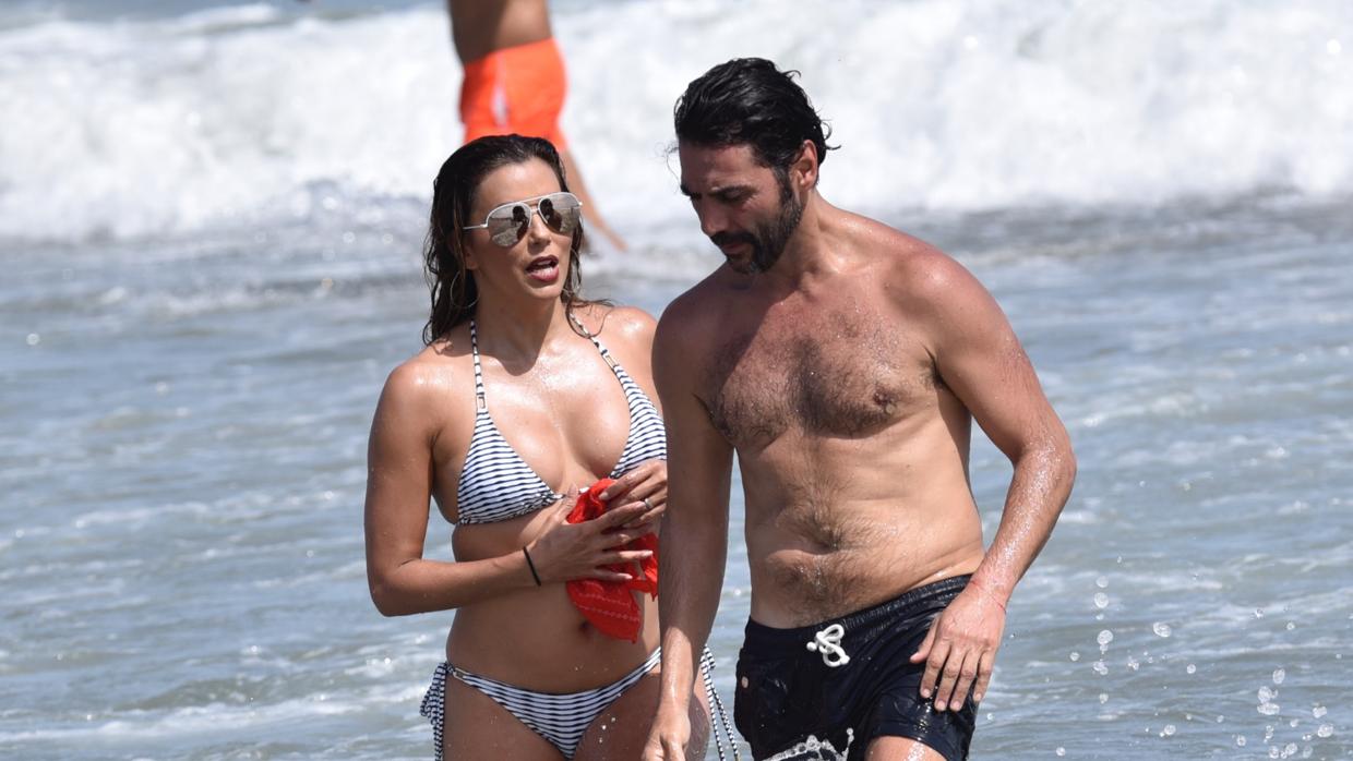 Eva Longoria y su marido, José Antonio Bastón