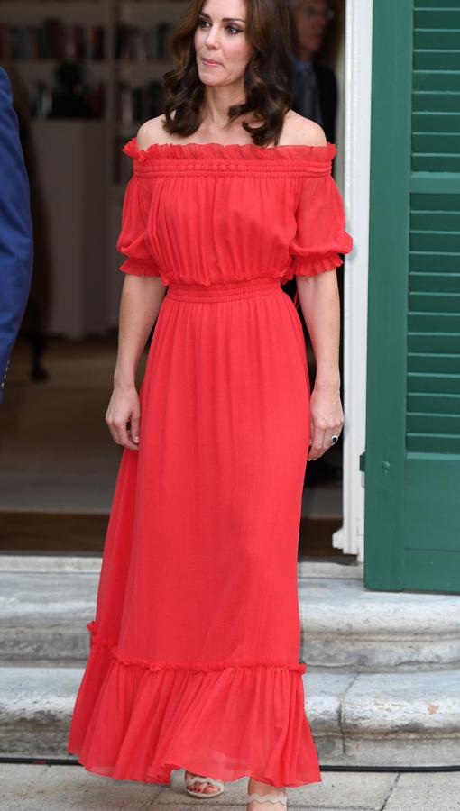 Kate Middleton con un vestido de Alexander McQueen