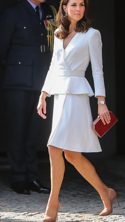 Kate Middleton con un vestido de Alexander McQueen