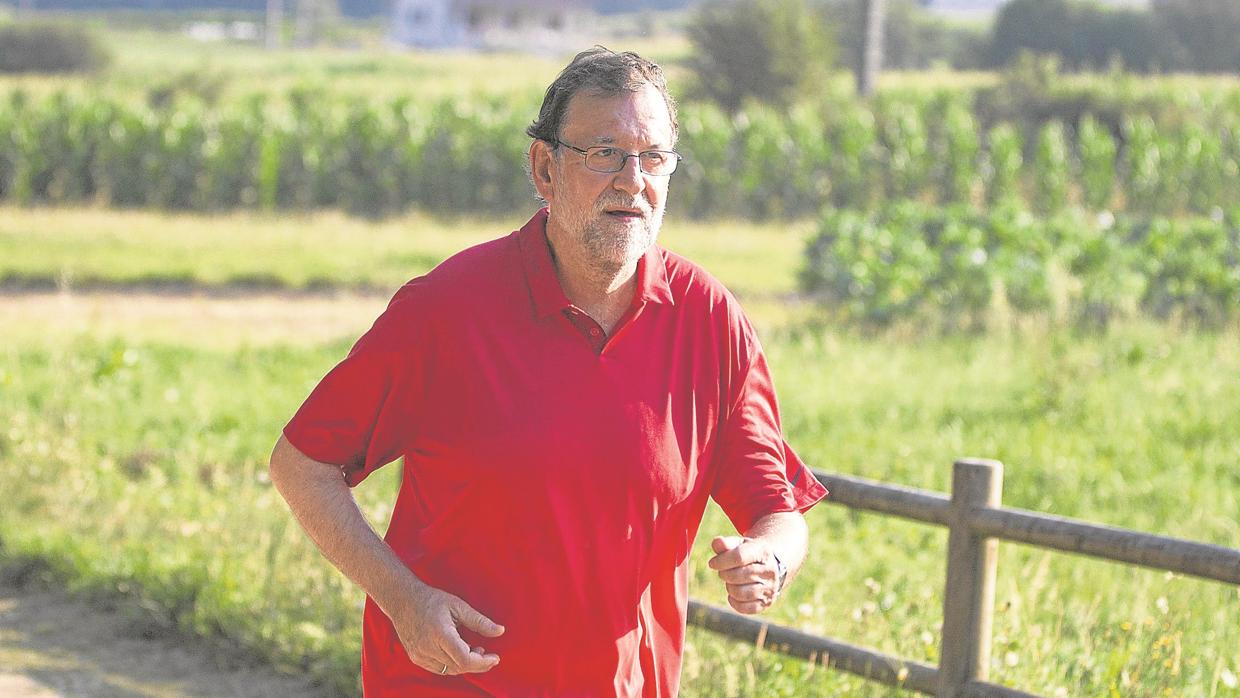 Mariano Rajoy, el año pasado, durante sus vacaciones de verano