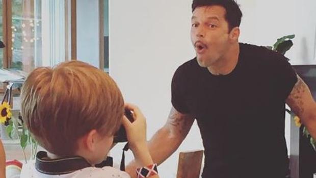 Ricky Martin posa para su fotógrafo más querido