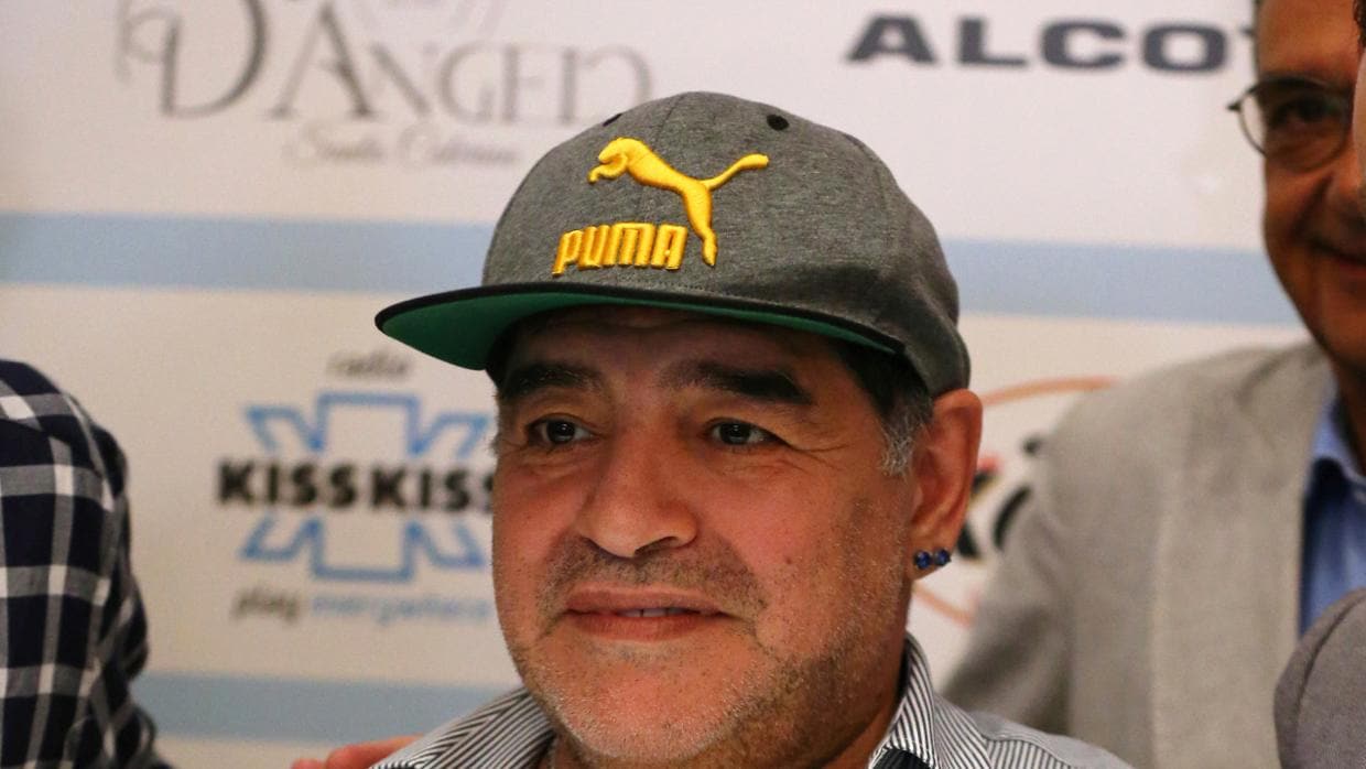 El exfutbolista Maradona