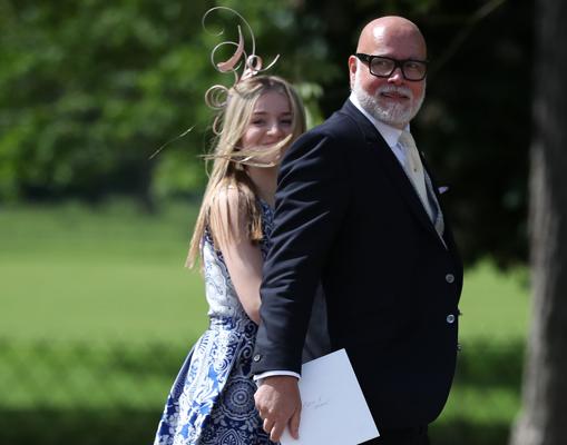 Gary Goldsmith en la boda de Pippa Middleton