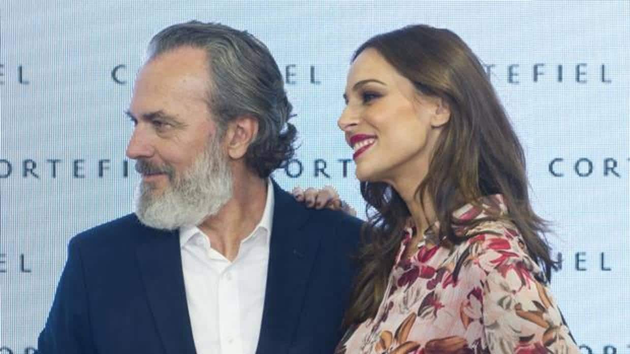 José Coronado y Eva González este jueves en un evento de una firma de moda