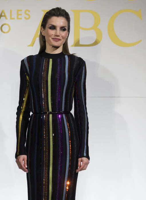 La Reina Letizia en los premios ABC del pasado años
